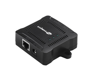 Edimax GP-101ST séparateur voix-données Noir Connexion Ethernet, supportant l'alimentation via ce port (PoE)