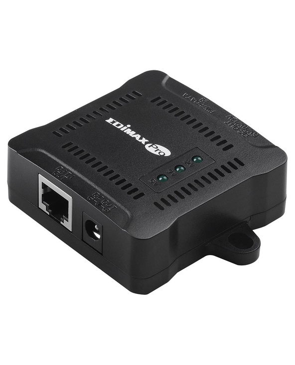 Edimax GP-101ST séparateur voix-données Noir Connexion Ethernet, supportant l'alimentation via ce port (PoE)