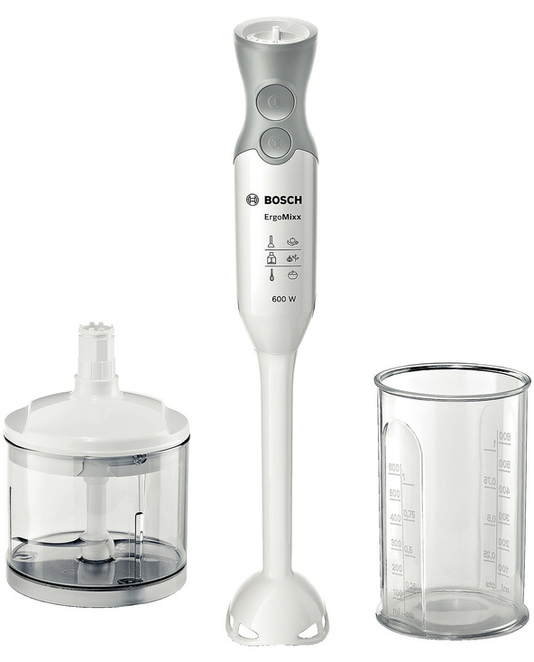 Bosch MSM66020 blender Mélangeur par immersion 600 W Gris, Blanc