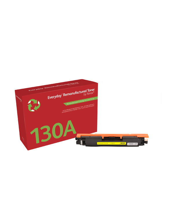Remanufacturé Everyday Toner remanufacturé Jaune Everyday de Xerox compatible avec HP 130A (CF352A), Capacité standard Remanufacturé Everyday Toner remanufacturé Jaune Everyday de Xerox compatible avec HP 130A (CF352A), Capacité standard