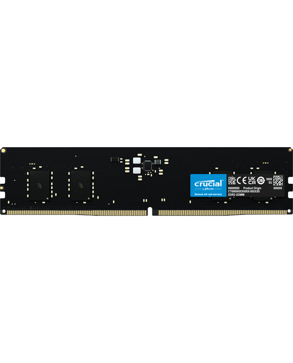 Crucial CT8G48C40U5 module de mémoire 8 Go 1 x 8 Go DDR5 4800 MHz ECC