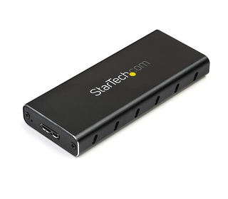 StarTech.com Boîtier USB 3.1 (10 Gb/s) pour SSD SATA M.2 NGFF avec câble USB-C - Aluminium