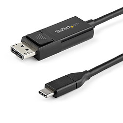 StarTech.com Câble USB Type-C vers DisplayPort 1.2 (bidirectionnel) - 1m - Adaptateur USB-C à DP