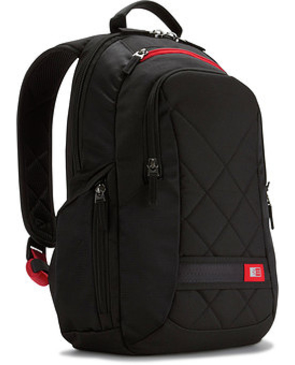 Case Logic Sporty DLBP-114 Black 35,6 cm (14") Étui sac à dos Noir