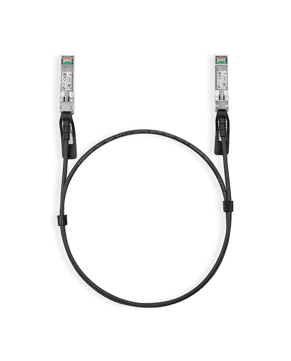 TP-Link TL-SM5220-1M câble InfiniBand et à fibres optiques SFP+ DAC Noir