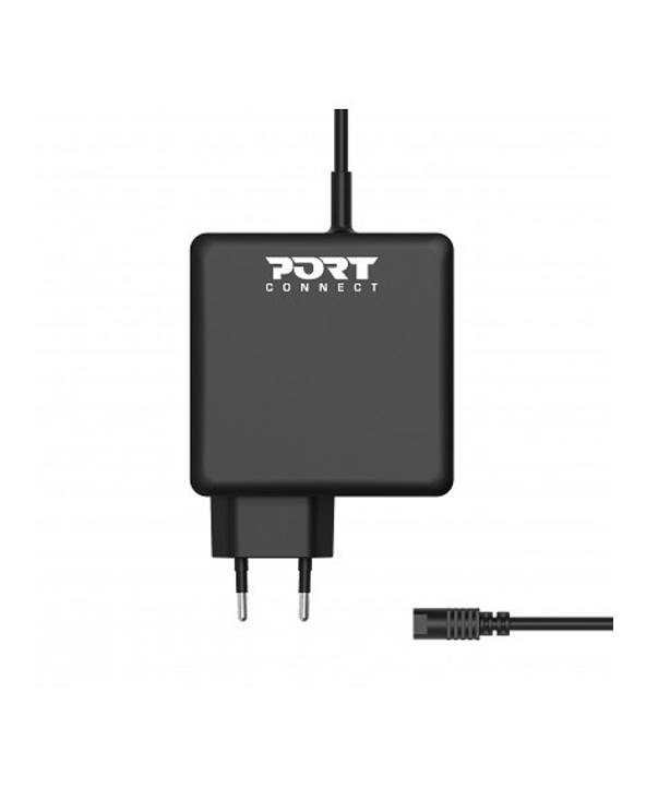 Port Designs 900093B-EU chargeur d'appareils mobiles Ordinateur portable, Universel Noir Secteur Intérieure