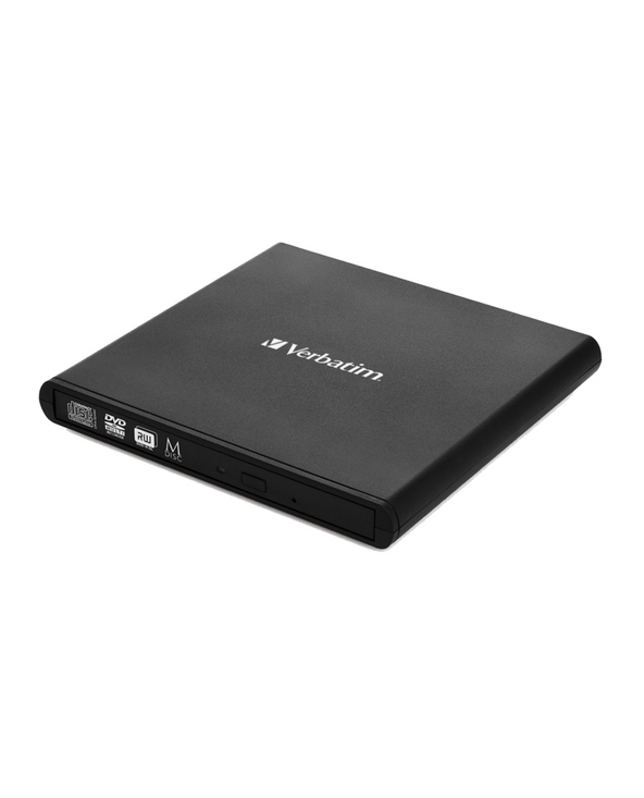 Verbatim External Slimline CD/DVD Writer lecteur de disques optiques DVD±RW Noir