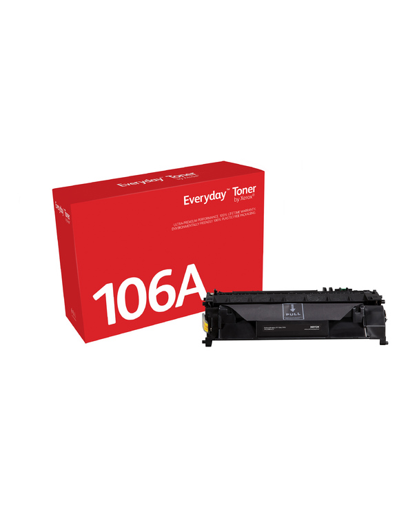 Everyday Toner Noir  de Xerox compatible avec HP 106A (W1106A), Capacité standard