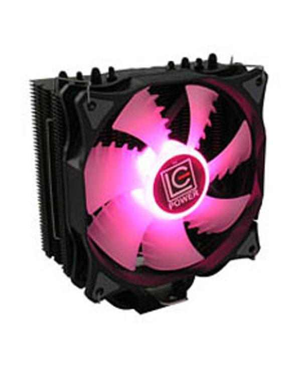 LC-Power LC-CC-120-RGB système de refroidissement d’ordinateur Processeur Refroidisseur 12 cm Noir, Blanc