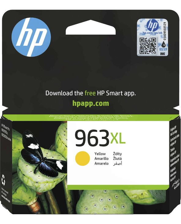 HP 963XL Cartouche d'encre jaune authentique, grande capacité