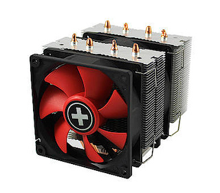 Xilence XC044 système de refroidissement d’ordinateur Processeur Refroidisseur 9,2 cm Noir, Rouge