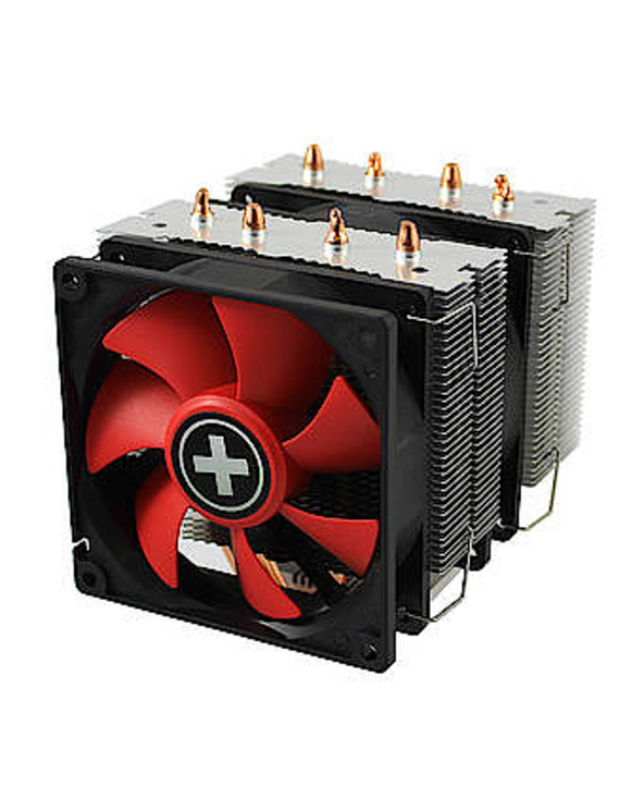 Xilence XC044 système de refroidissement d’ordinateur Processeur Refroidisseur 9,2 cm Noir, Rouge