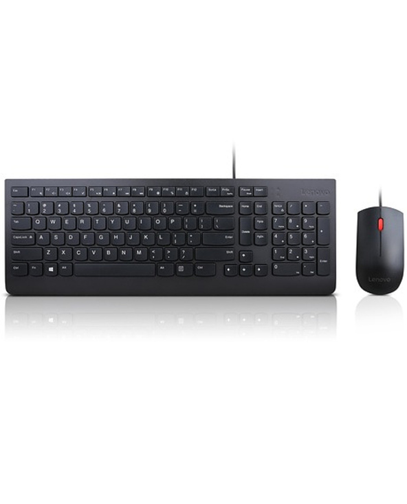 Lenovo 4X30L79894 clavier Souris incluse Bureau USB Français Noir