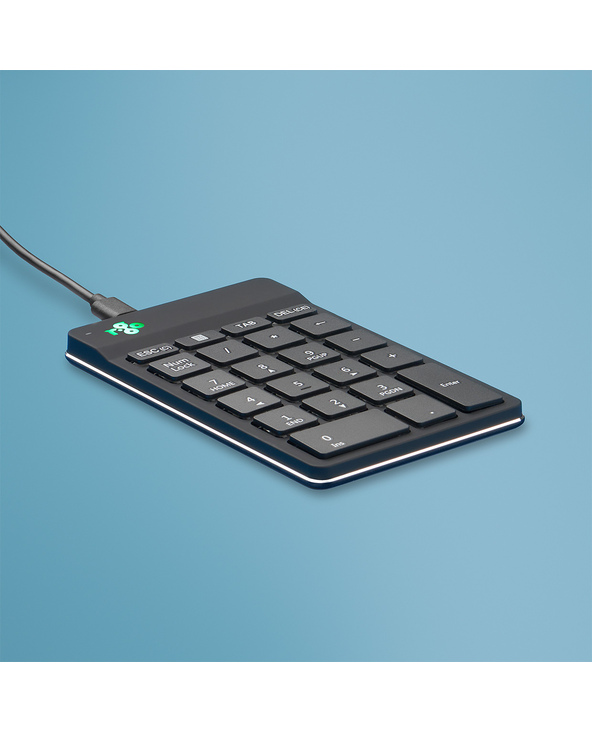 R-Go Tools Clavier R-Go Numpad Break, clavier numérique ergonomique avec logiciel de pause, filaire, noir