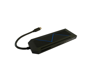 LC-Power LC-HUB-C-MULTI-6-RGB hub & concentrateur USB 3.2 Gen 2 (3.1 Gen 2) Type-C 5000 Mbit/s Noir