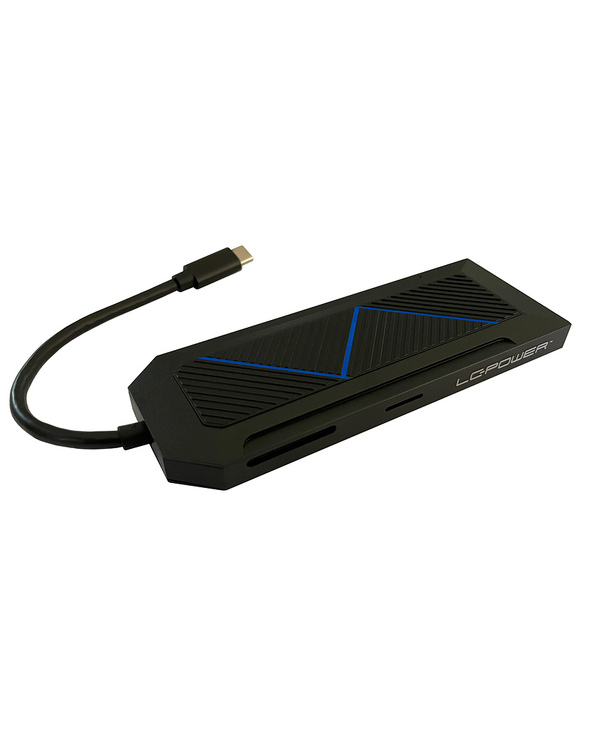 LC-Power LC-HUB-C-MULTI-6-RGB hub & concentrateur USB 3.2 Gen 2 (3.1 Gen 2) Type-C 5000 Mbit/s Noir LC-Power LC-HUB-C-MULTI-6-RGB hub & concentrateur USB 3.2 Gen 2 (3.1 Gen 2) Type-C 5000 Mbit/s Noir