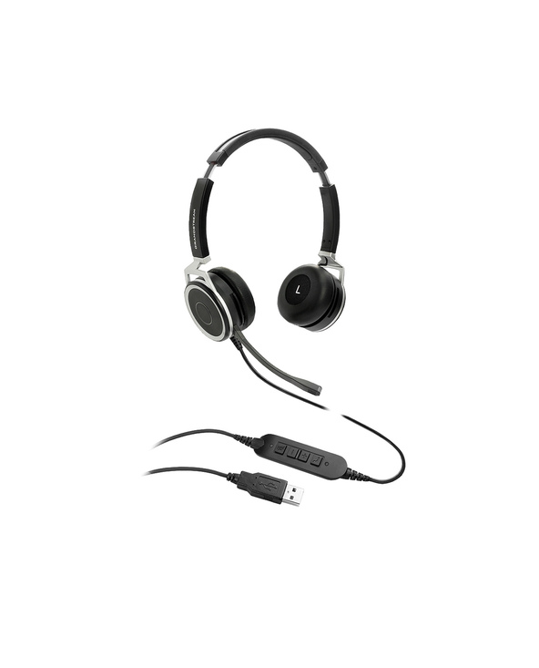 Grandstream Networks GUV3005 écouteur/casque Avec fil Arceau USB Type-A Noir
