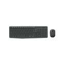 Logitech MK235 clavier Souris incluse Universel USB AZERTY Français Gris