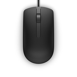 DELL MS116 souris Bureau Ambidextre USB Type-A Optique 1000 DPI