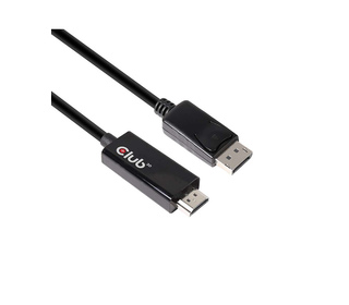 CLUB3D DisplayPort 1.4 to HDMI 2.0b HDR Cable Male/Male 2m/6.56 ft.