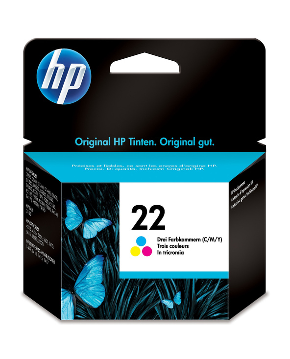 HP 22 cartouche d'encre trois couleurs authentique