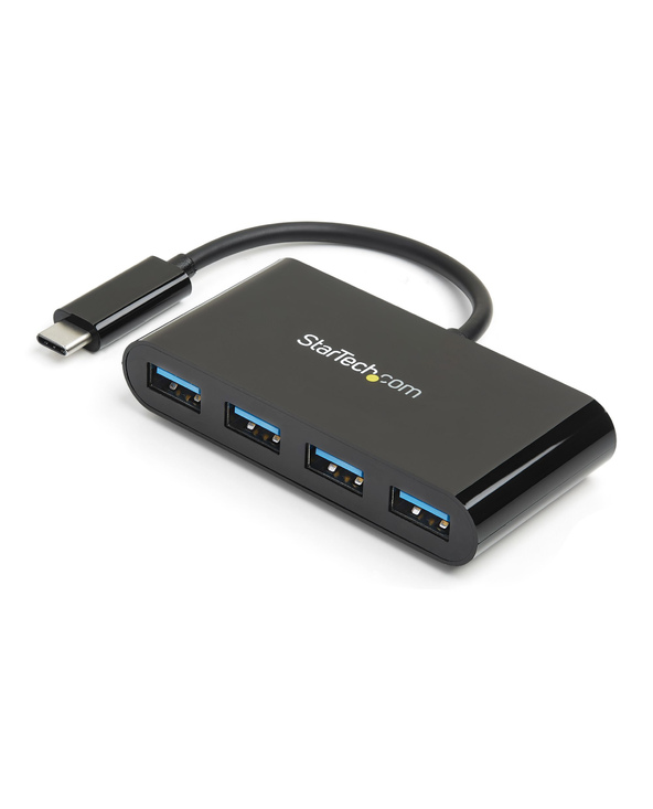 StarTech.com Hub USB-C à 4 ports alimenté par bus - USB-C vers 4x USB-A - USB 3.0 - 5Gbps