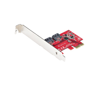 StarTech.com Carte PCI Express SATA 2 ports - Carte Contrôleur PCIe SATA - 6Gbps - ASM1166 Non-RAID - Convertisseur PCI Express 