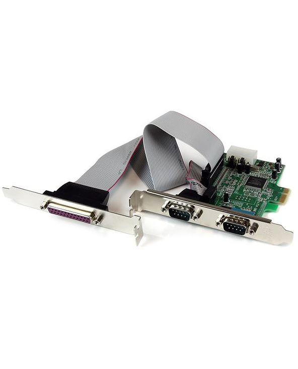StarTech.com Carte PCI Express avec 2 Ports Série RS232 et 1 Port Parallèle - UART 16550
