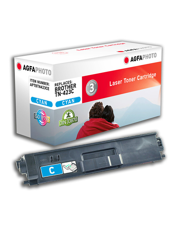 AgfaPhoto APTBTN423CE Cartouche de toner 1 pièce(s) Compatible Cyan