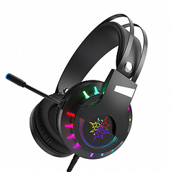Inca IGK-TX12 écouteur/casque Avec fil Arceau Jouer USB Type-A Noir