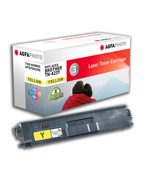 AgfaPhoto APTBTN423YE Cartouche de toner 1 pièce(s) Compatible Jaune