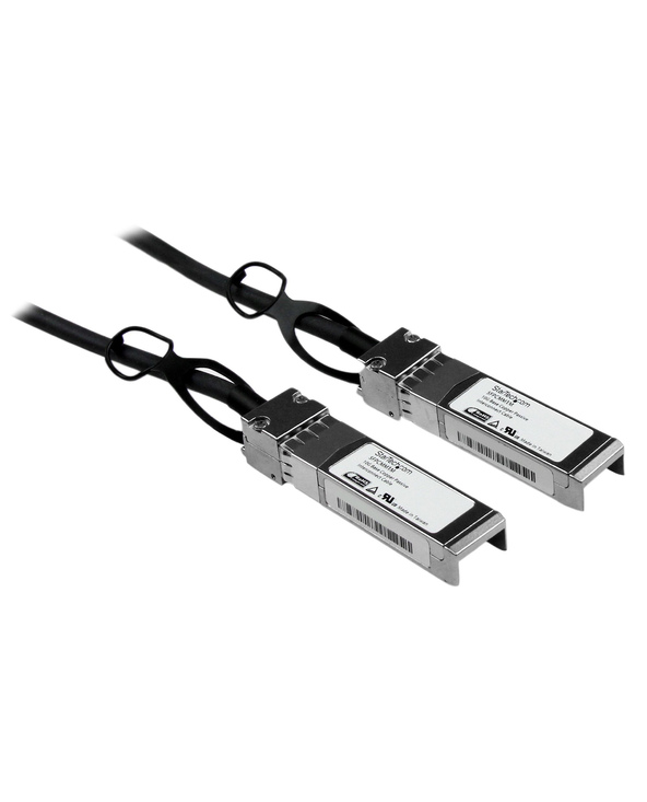 StarTech.com Câble réseau passif SFP+ 10 GbE à connexion directe twinax en cuivre de 1 m compatible Cisco SFP-H10GB-CU1M