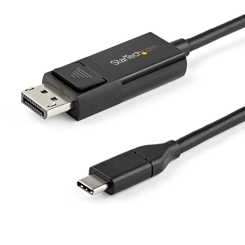 StarTech.com Câble USB Type-C vers DisplayPort 1.2 (bidirectionnel) - 2m - Adaptateur USB-C à DP