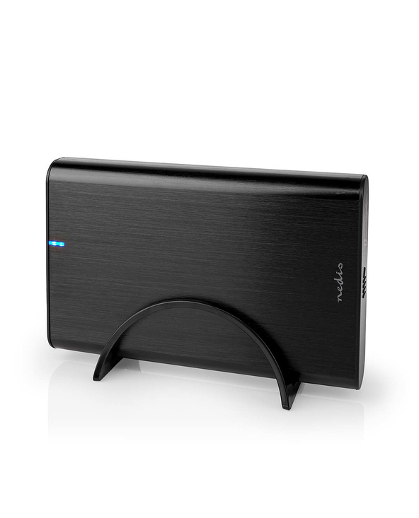 Nedis HDDE35410BK Boîtier de disques de stockage Boîtier HDD Noir 3.5"