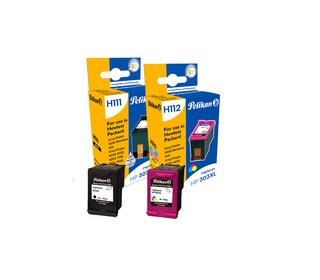 Pelikan 4950900 cartouche d'encre 2 pièce(s) Compatible Rendement élevé (XL) Cyan, Magenta, Jaune