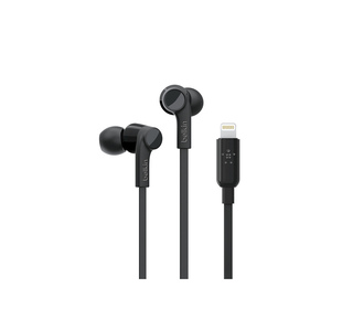 Belkin Rockstar Écouteurs Avec fil Ecouteurs Appels/Musique Noir