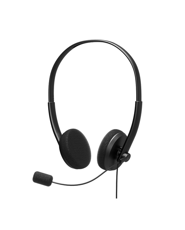 Port Designs 901604 écouteur/casque Avec fil Arceau Bureau/Centre d'appels USB Type-A Noir