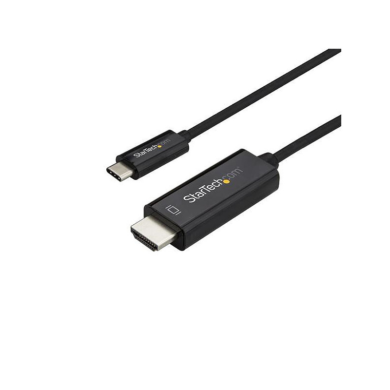 StarTech.com Câble adaptateur USB-C vers HDMI 4K 60 Hz de 2 m - Noir
