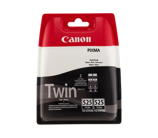 Canon Cartouche d'encre noire pigmentée PGI-525PGBK (lot de deux paquets)