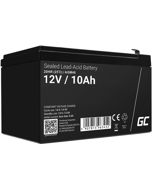 Green Cell AGM48 Batterie de l'onduleur Sealed Lead Acid (VRLA) 12 V 10 Ah
