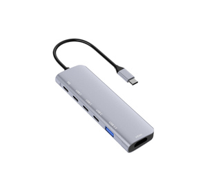 DLH DY-TU5005 station d'accueil USB Type-C Argent