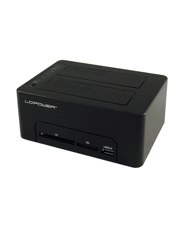 LC-Power LC-DOCK-U3-CR Station d'accueil de disques de stockage USB 3.2 Gen 1 (3.1 Gen 1) Type-A Noir