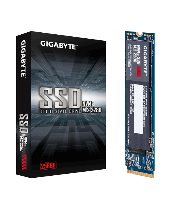 Gigabyte GP-GSM2NE3256GNTD disque SSD M.2 256 Go PCI Express 3.0 NVMe