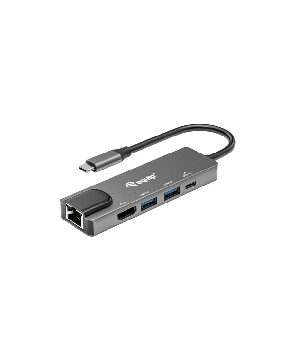 Equip 133489 station d'accueil Avec fil USB 3.2 Gen 1 (3.1 Gen 1) Type-C Gris