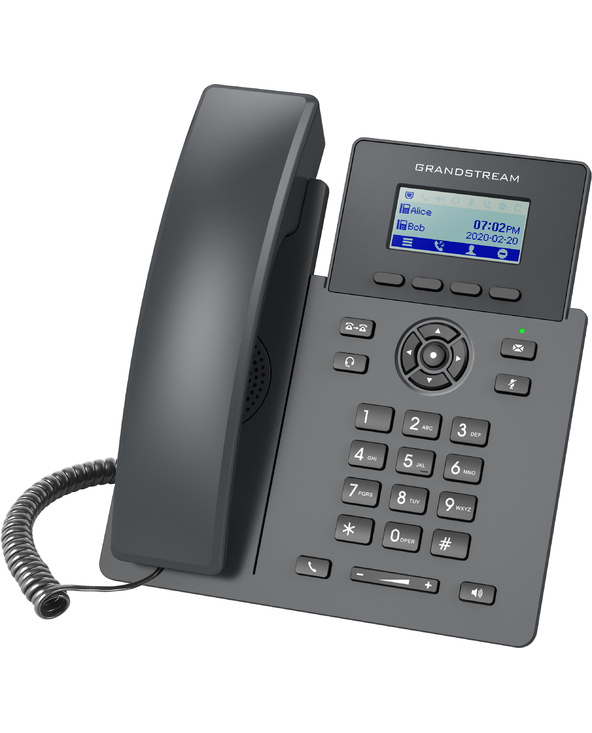 Grandstream Networks GRP2601 téléphone fixe Noir 1 lignes LCD