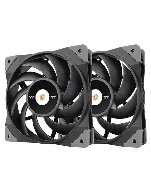 Thermaltake TOUGHFAN 12 Boitier PC Ventilateur 12 cm Noir 2 pièce(s)