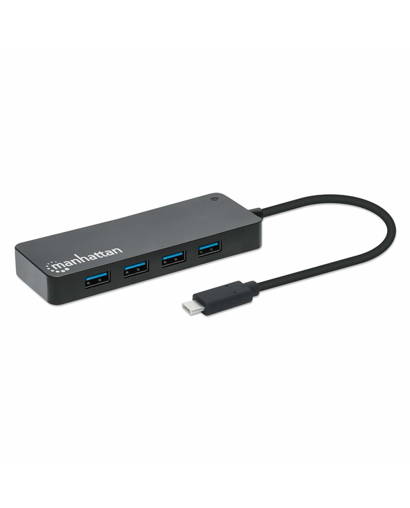 Manhattan 168410 hub & concentrateur USB Type-C 5000 Mbit/s Noir