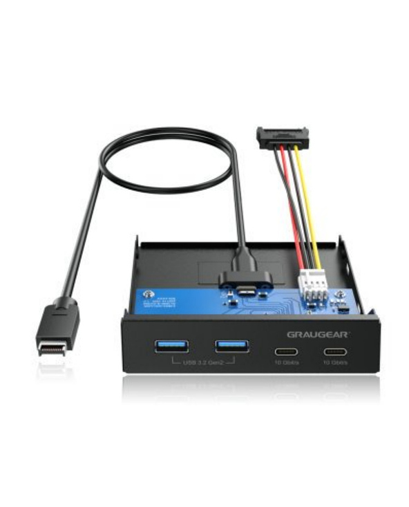 GRAUGEAR G-MP02 Compartiment pour ordinateur Universel Façade