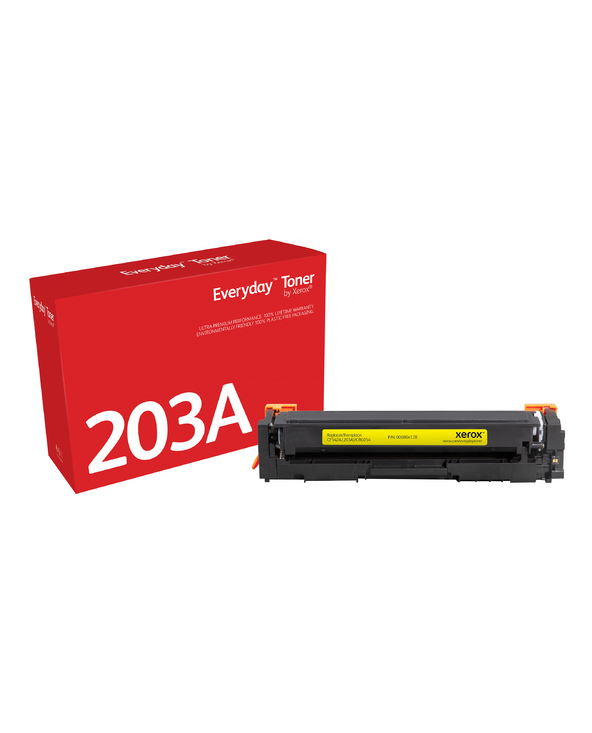 Everyday Toner Jaune  de Xerox compatible avec HP 202A (CF542A/CRG-054Y), Capacité standard