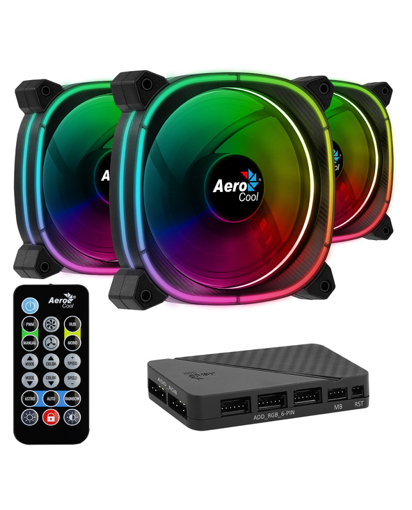 Aerocool Astro 12 Pro Boitier PC Ventilateur 12 cm Noir